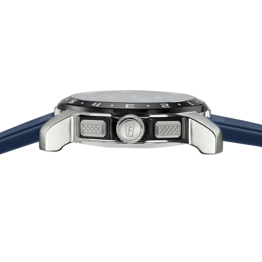 Montre connectée homme Festina CONNECTED F23305/3 – cadran noir bracelet souple – vue de profil 4