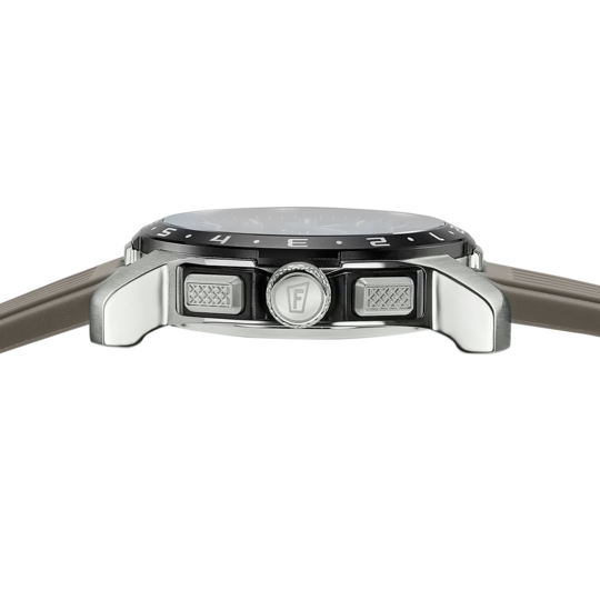 Montre connectée homme Festina CONNECTED F23305/6 – cadran noir bracelet souple – vue de profil 3