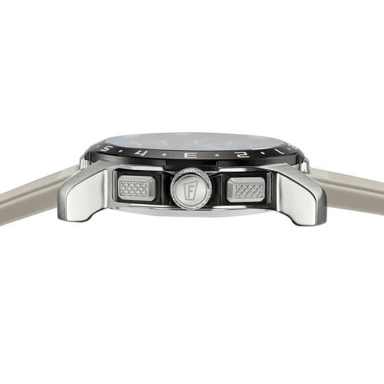 Montre connectée homme Festina CONNECTED F23305/7 – cadran noir bracelet souple – vue de profil 3