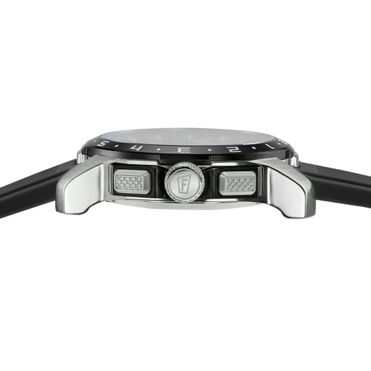 Montre connectée homme Festina CONNECTED F23305/8 – cadran noir bracelet souple – vue de profil 3