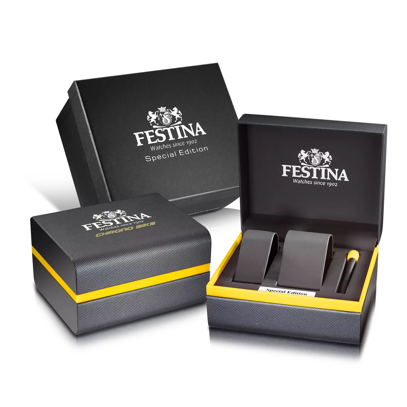 Chrono Bike - Model F20673/2 - Black & Green - Festina Watch