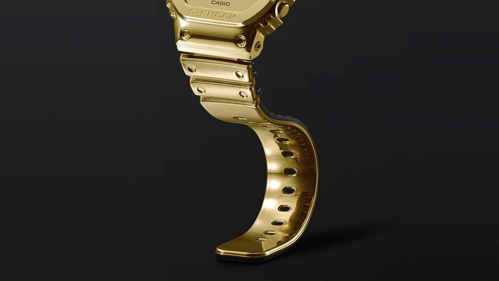 Collection G-Shock - GM-2100YM-8AER - Montre Casio – lunette octogonale métallique argentée, bracelet en silicone argenté – vue 8