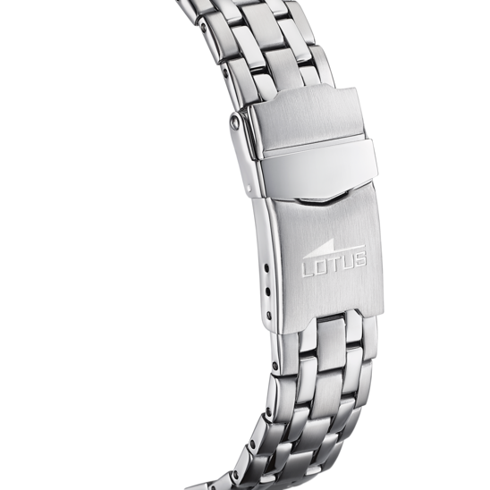 Montre femme Lotus Classic Steel 15151/A – cadran blanc bracelet acier – vue de dos