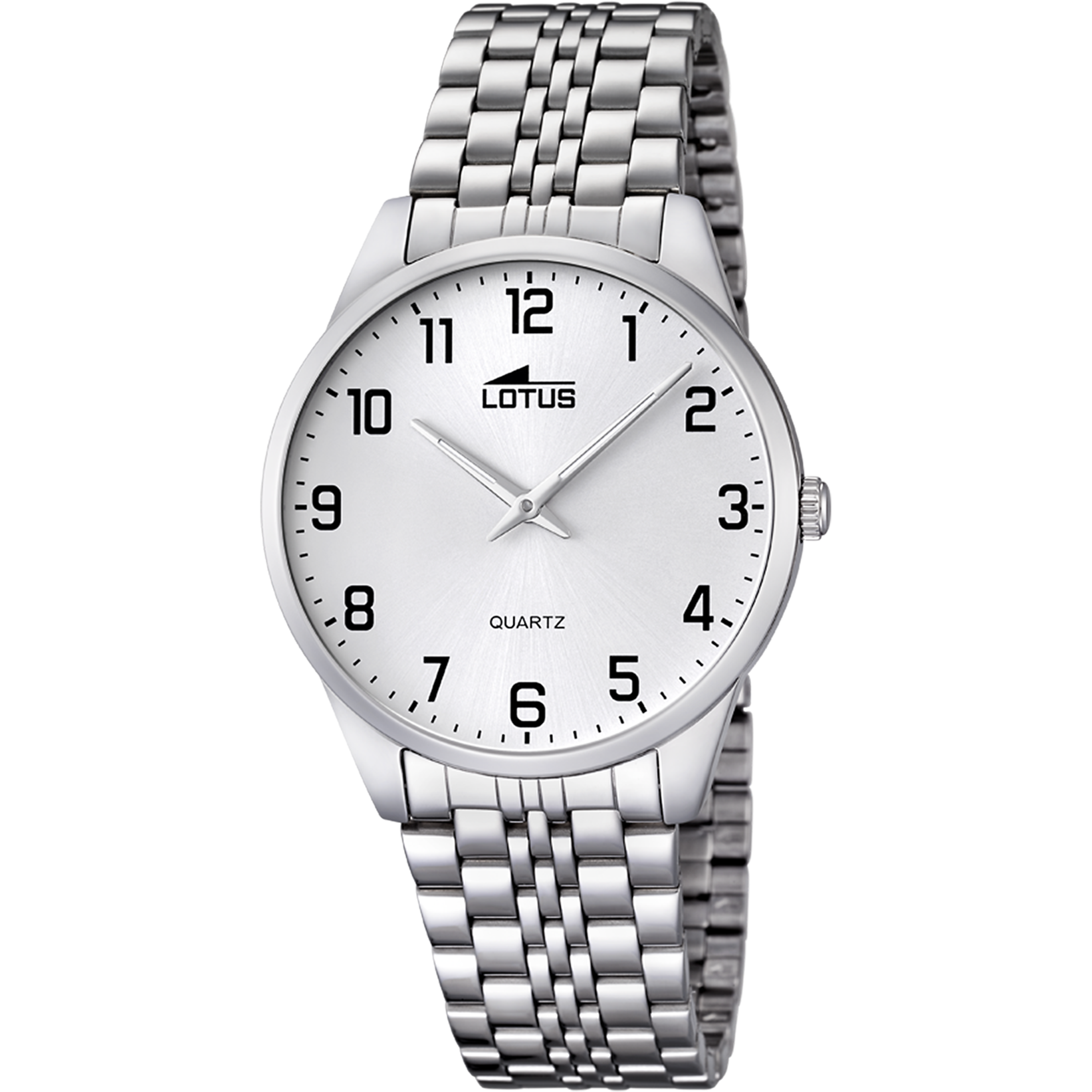 Classic - Model 15883/1 - Silver and White - Lotus Watch
