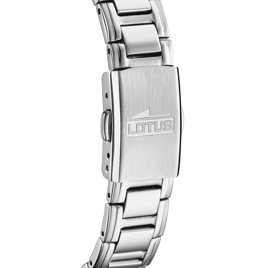 Montre femme Lotus Classic Steel 18655/2 – cadran bleu bracelet acier – vue de dos