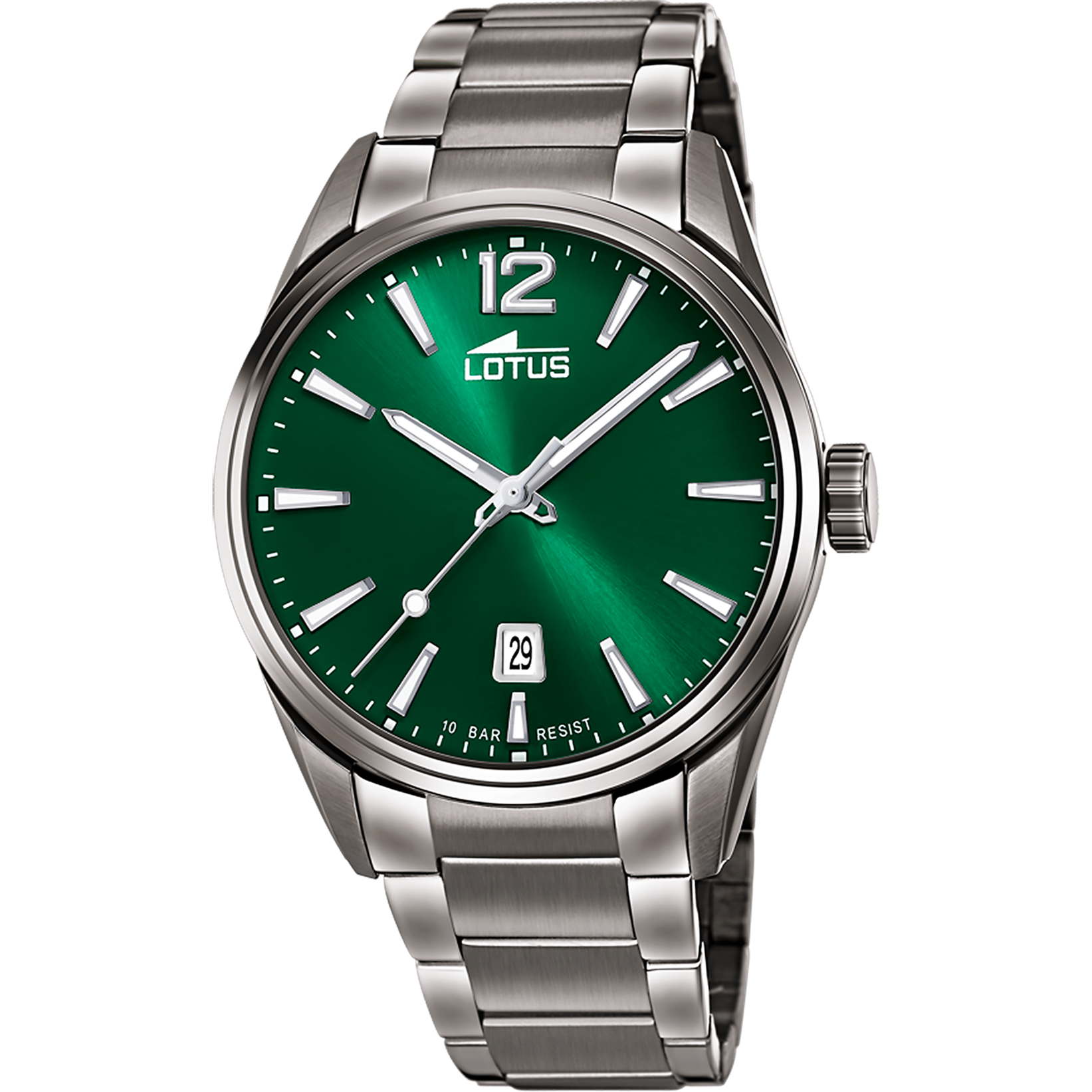 Chrono - Model 18684/4 - Gray & Green - Lotus Watch
