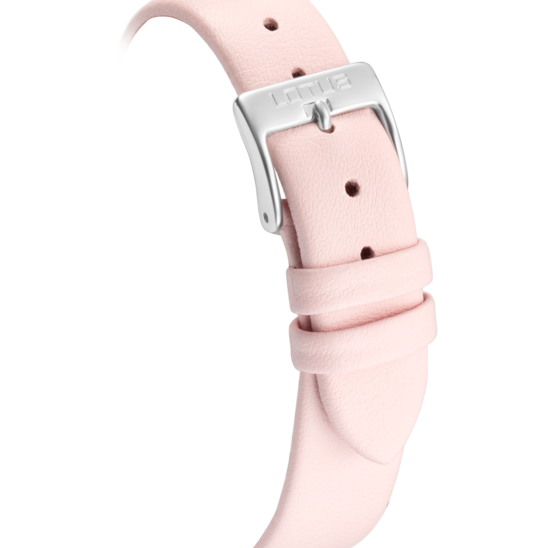 Montre femme Lotus Minimalist For Her 18738/2 – cadran rose bracelet cuir – vue de dos
