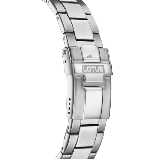 Montre homme Lotus Excellent 18756/1 – cadran bleu bracelet acier – vue de dos