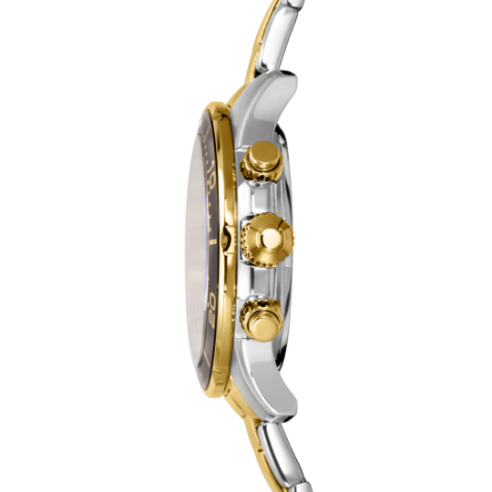 Montre homme Lotus Excellent 18757/7 – cadran vert bracelet acier – vue de trois-quarts