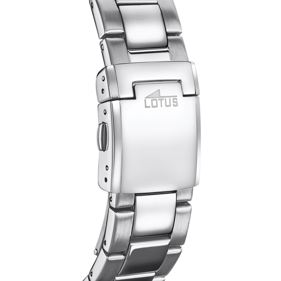 Montre connectée homme Lotus Connected 18800/6 – cadran vert bracelet acier – vue de dos