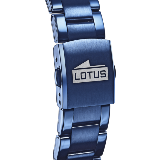 Montre connectée homme Lotus Connected 18809/1 – cadran bleu bracelet acier – vue de dos