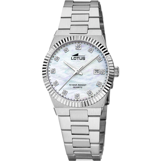 Montre femme Lotus Freedom 18838/1 – cadran nacré bracelet acier – vue de face