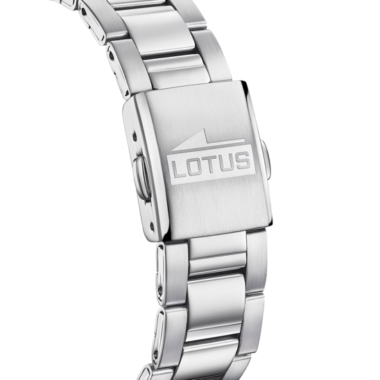 Montre enfant Lotus Junior 18860/3 – cadran argenté bracelet acier – vue de dos