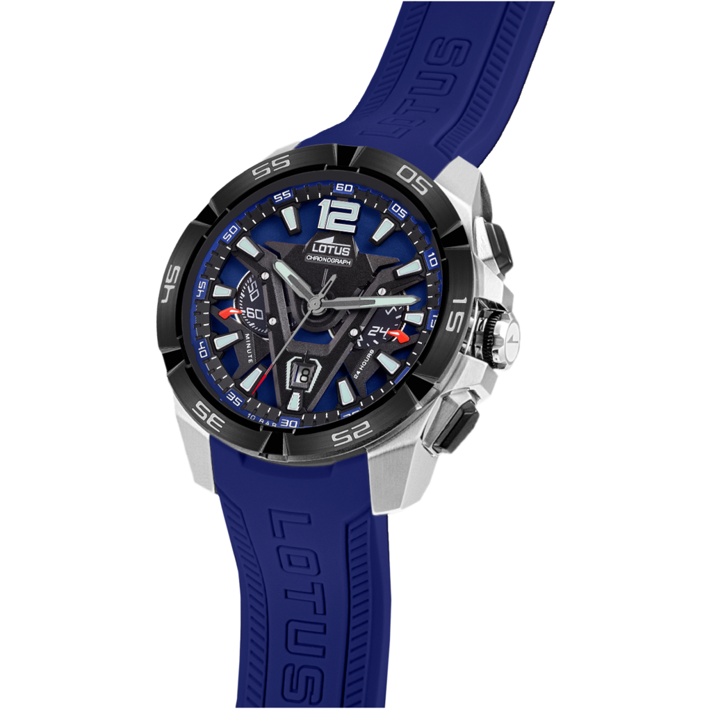 Blue Chronograph Sport Watch – Herrar | Lotus