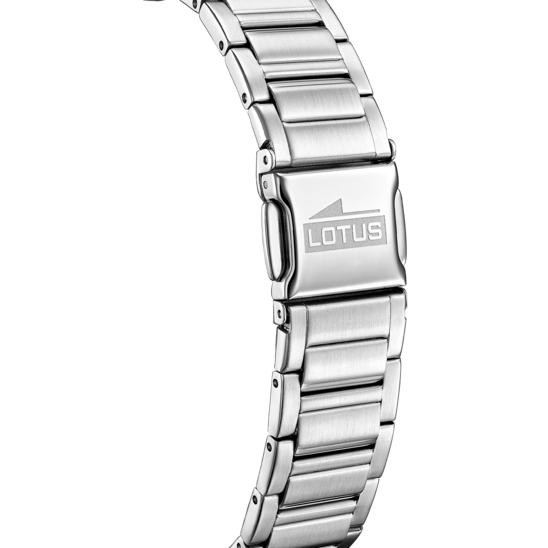 Montre femme Lotus Square Series 18967/1 – cadran blanc bracelet acier – vue de dos