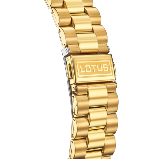 Montre femme Lotus Freedom 18979/1 – cadran blanc bracelet acier – vue de dos
