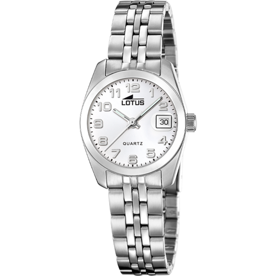 Montre femme Lotus Old Money 18992/1 – cadran argenté bracelet acier – vue de face