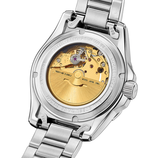 Montre homme Lotus Automatic 18997/4 – cadran gris bracelet acier – vue de trois-quarts