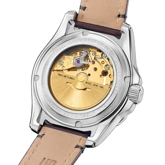 Montre homme Lotus Automatic 18998/1 – cadran vert bracelet cuir – vue de trois-quarts