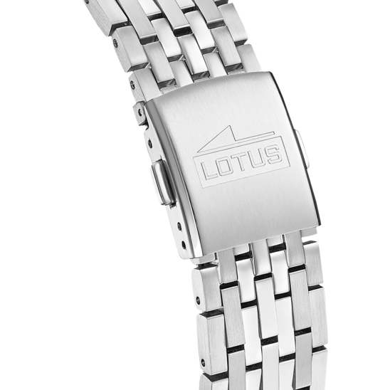 Montre homme Lotus Automatic 19000/5 – cadran noir bracelet acier – vue de dos