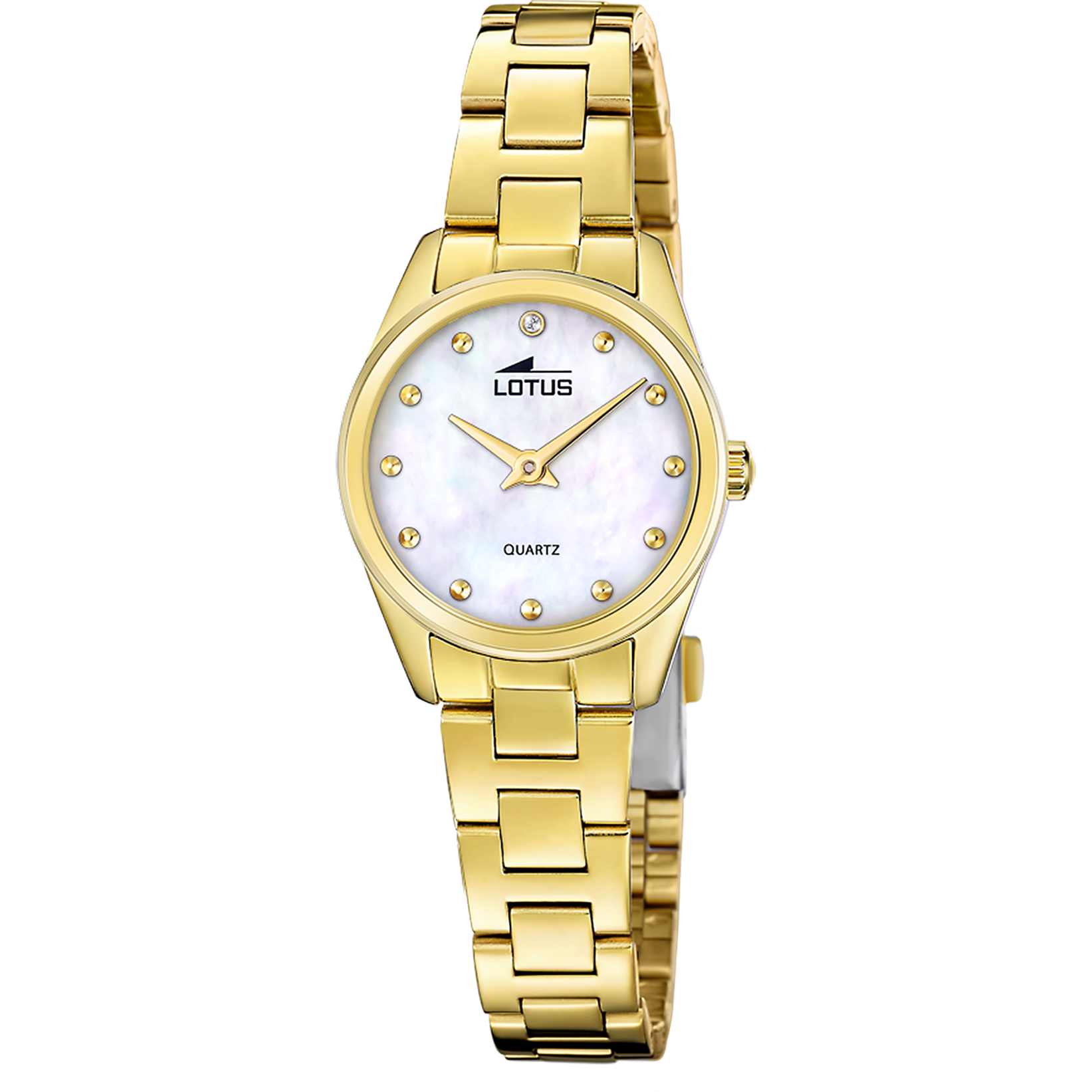 Pearly Gold Box Watch – Women | Lotus