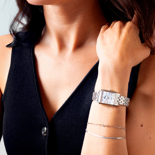 Montre femme Lotus 2Gether 19008/1 – cadran nacré bracelet acier – portée