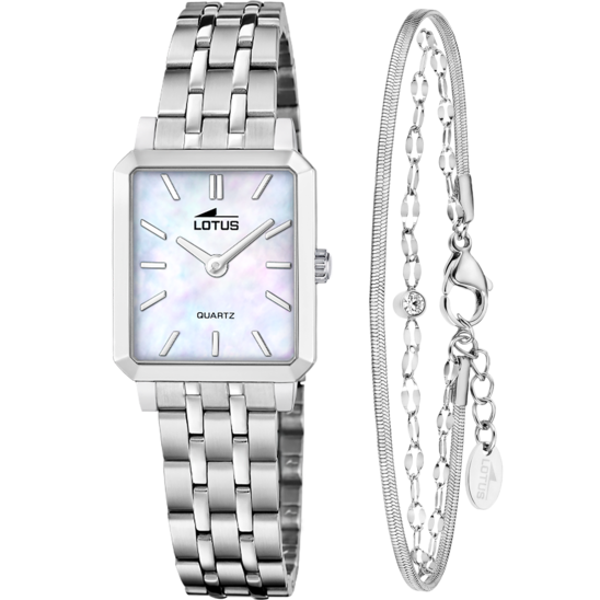 Montre femme Lotus 2Gether 19008/1 – cadran nacré bracelet acier – vue de face