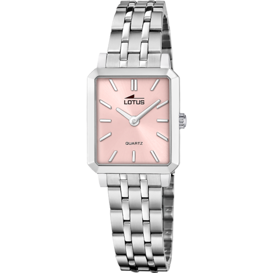 Montre femme Lotus 2Gether 19008/2 – cadran rose bracelet acier – vue de face 2