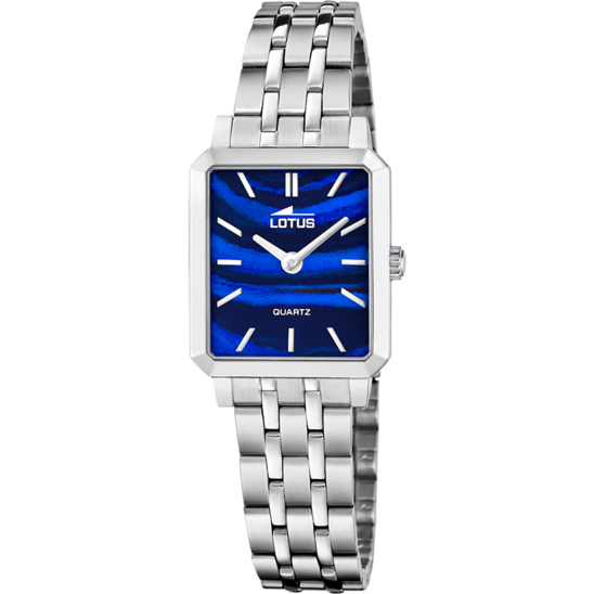 Montre femme Lotus 2Gether 19008/3 – cadran bleu bracelet acier – vue de face 2