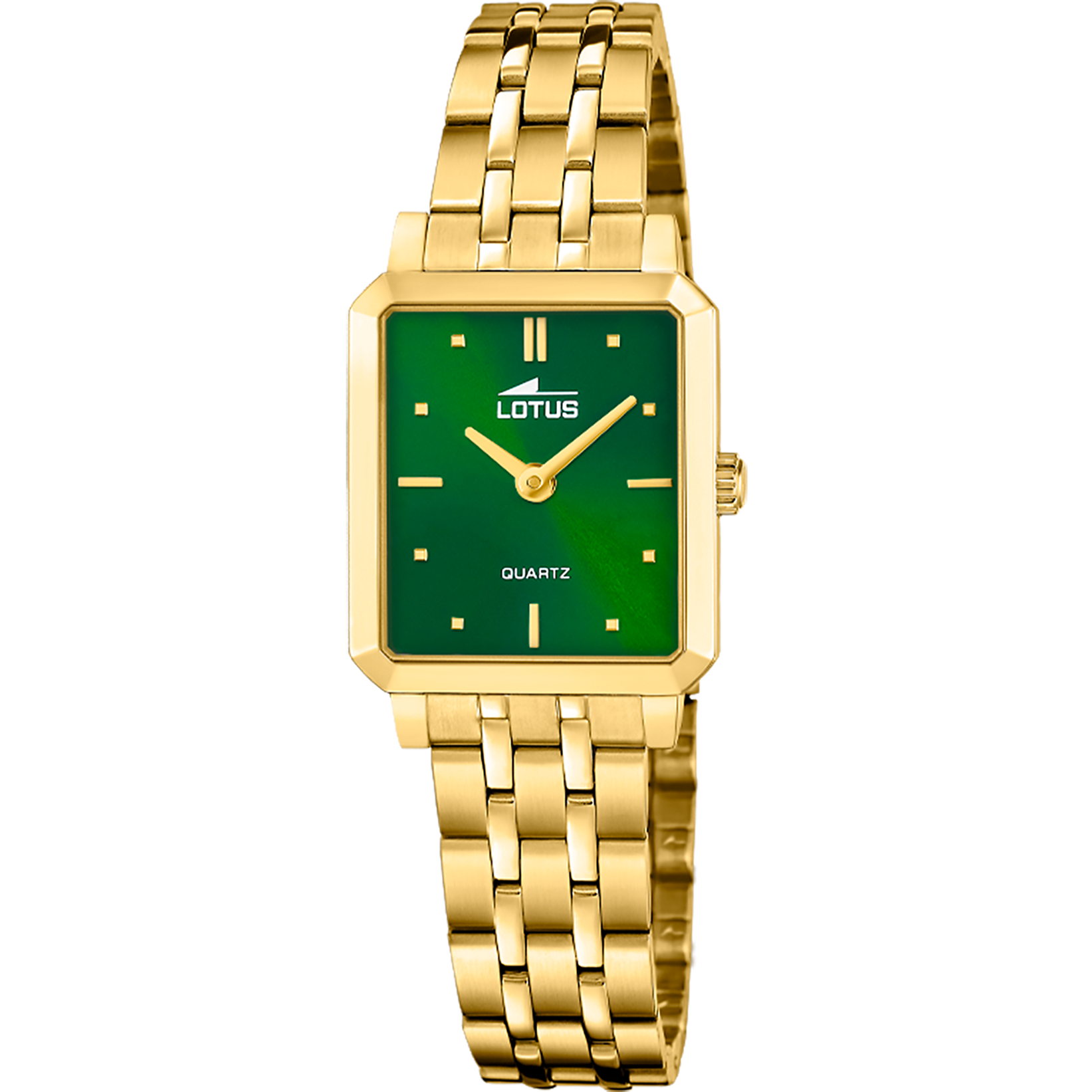 Green Golden Box Watch – Women | Lotus