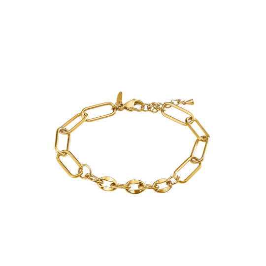 Montre femme Lotus 2Gether 19011/2 – cadran champagne bracelet acier doré – vue de trois-quarts 3
