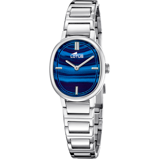 Montre femme Lotus 2Gether 19012/3 – cadran bleu bracelet acier – vue de trois-quarts