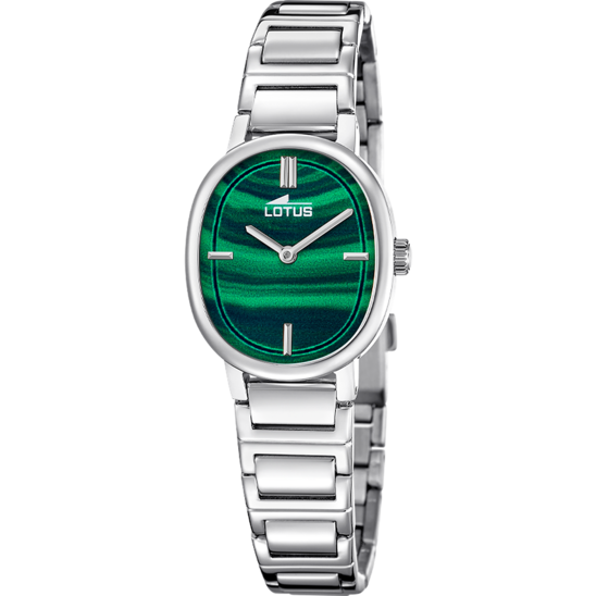 Montre femme Lotus 2Gether 19012/4 – cadran vert foncé bracelet acier – vue de face 2