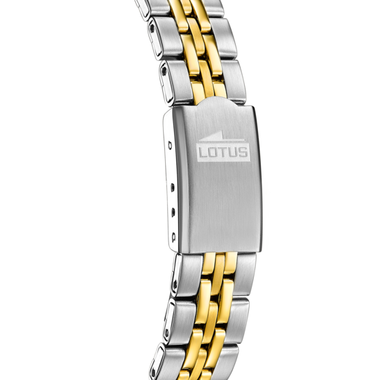 Montre femme Lotus Old Money 19014/5 – cadran vert bracelet acier bicolore – vue de dos