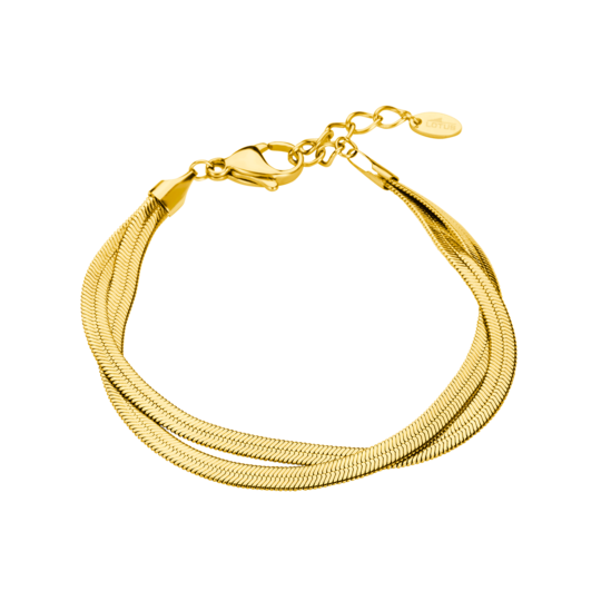Montre femme Lotus 2Gether 19018/1 – cadran nacré bracelet acier doré – vue de trois-quarts 3