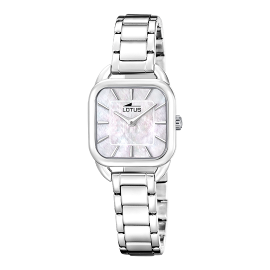 Montre femme Lotus 2Gether 19020/1 – cadran nacré bracelet acier – vue de trois-quarts