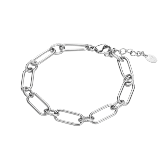 Montre femme Lotus 2Gether 19020/4 – cadran blanc bracelet acier – vue de trois-quarts 3