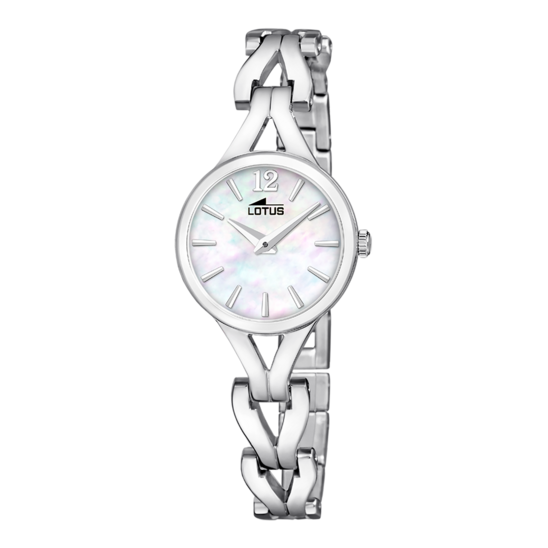 Montre femme Lotus Old Money 19022/1 – cadran nacré bracelet acier – vue de face