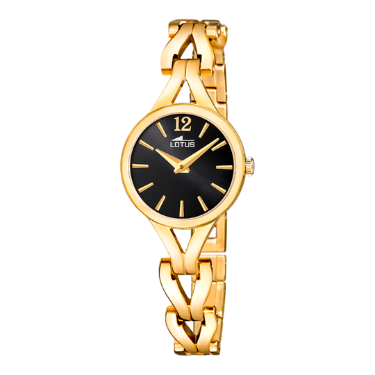 Montre femme Lotus Old Money 19023/3 – cadran gris bracelet acier – vue de trois-quarts