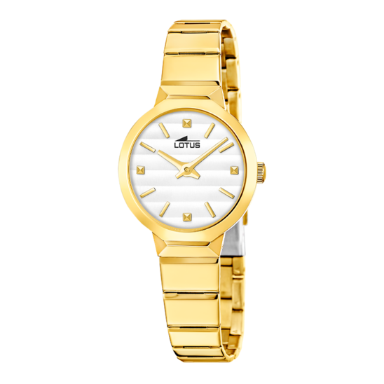 Montre femme Lotus Old Money 19028/1 – cadran argenté bracelet acier – vue de face