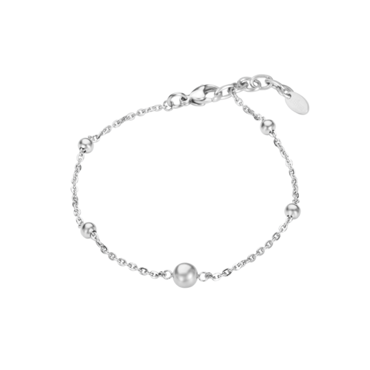 Montre femme Lotus 2Gether 19032/1 – cadran blanc bracelet acier – vue de trois-quarts 3