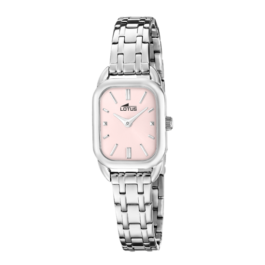 Montre femme Lotus 2Gether 19039/2 – cadran rose clair bracelet acier – vue de face 2