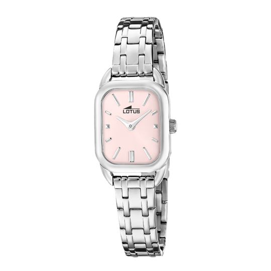 Montre femme Lotus 2Gether 19039/2 – cadran rose clair bracelet acier – vue de trois-quarts
