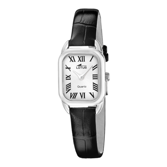 Montre femme Lotus 2Gether 19040/1 – cadran argenté bracelet cuir – vue de face 2
