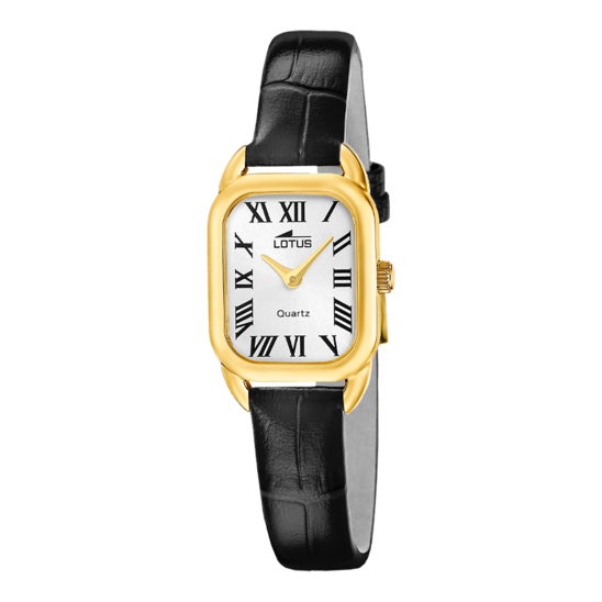 Montre femme Lotus 2Gether 19042/2 – cadran argenté bracelet cuir – vue de face 2
