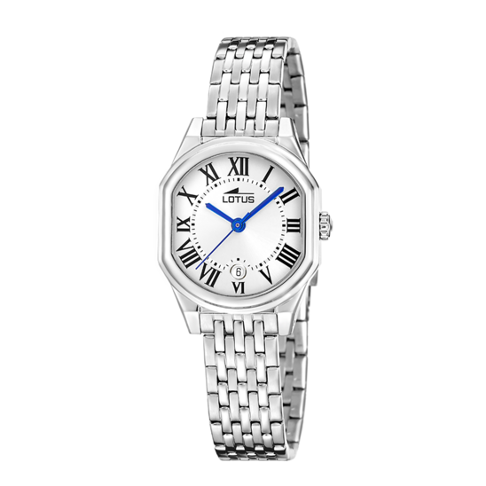 Montre femme Lotus Old Money 19043/1 – cadran argenté bracelet acier – vue de face