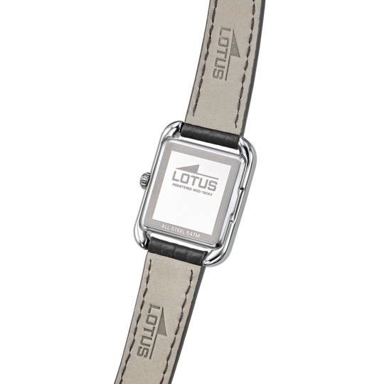 Montre femme Lotus Old Money 19062/2 – cadran argenté bracelet cuir – vue de trois-quarts 2