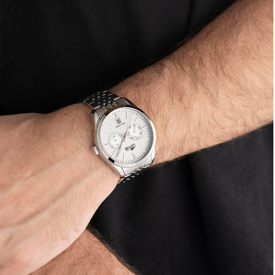 Montre homme Lotus Multifunction 19072/1 – cadran gris bracelet acier – portée