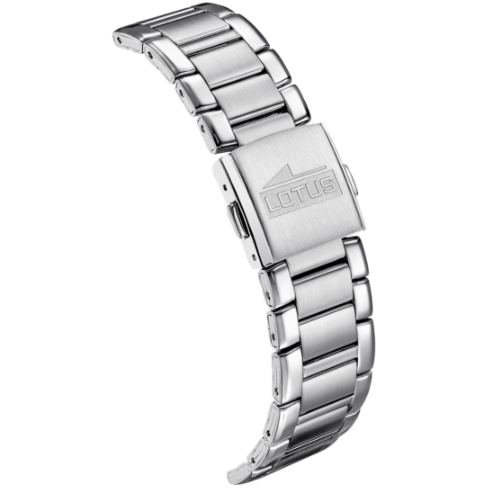Montre homme Lotus Pulse 19084/3 – cadran noir bracelet acier – vue de dos