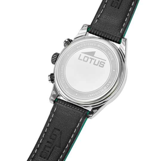 Montre homme Lotus Pulse 19085/4 – cadran rouge bracelet cuir – vue de trois-quarts 2